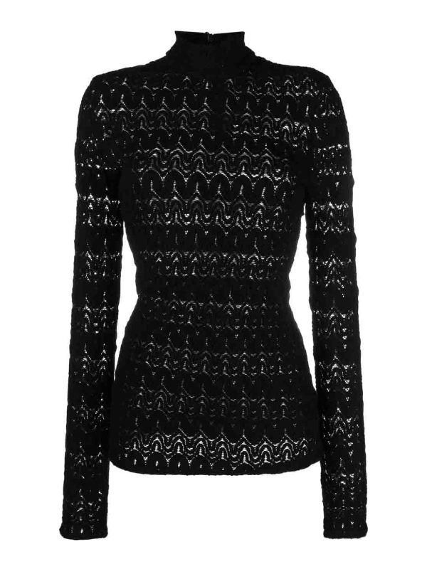 Missoni Pull Col Roulé - Noir