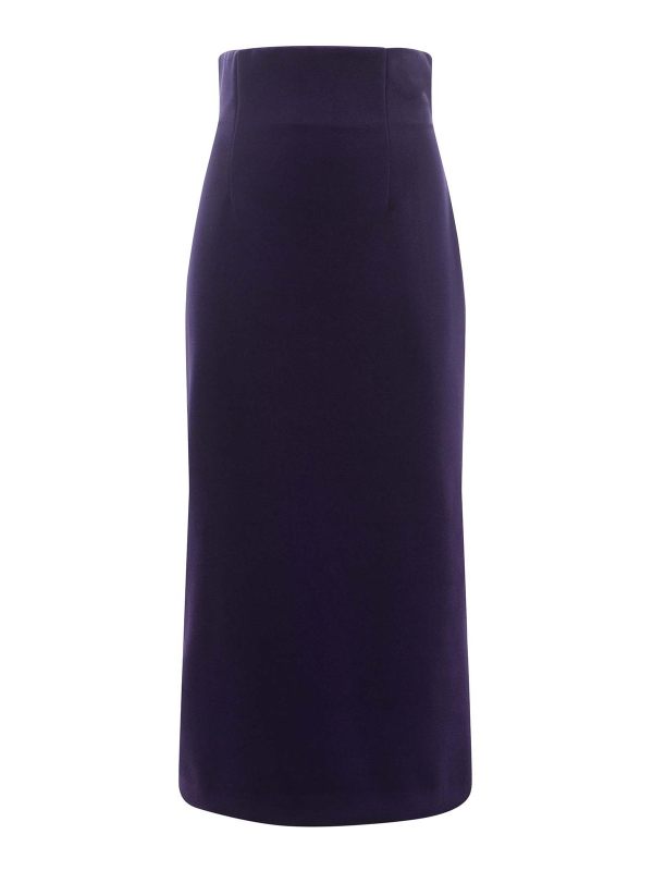 Philosophy di Lorenzo Serafini Jupe Midi - Violet