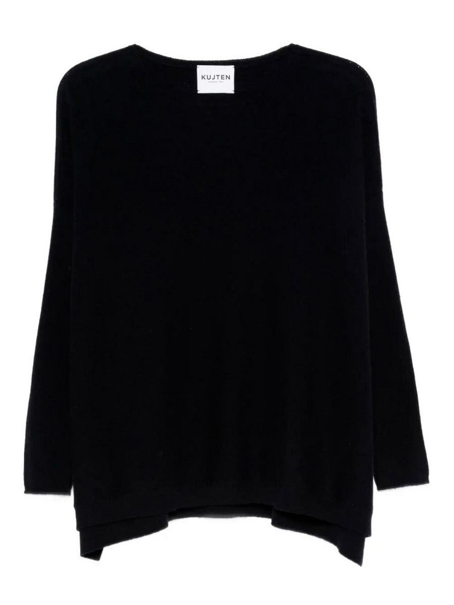 Kujten Pull Col Rond - Noir