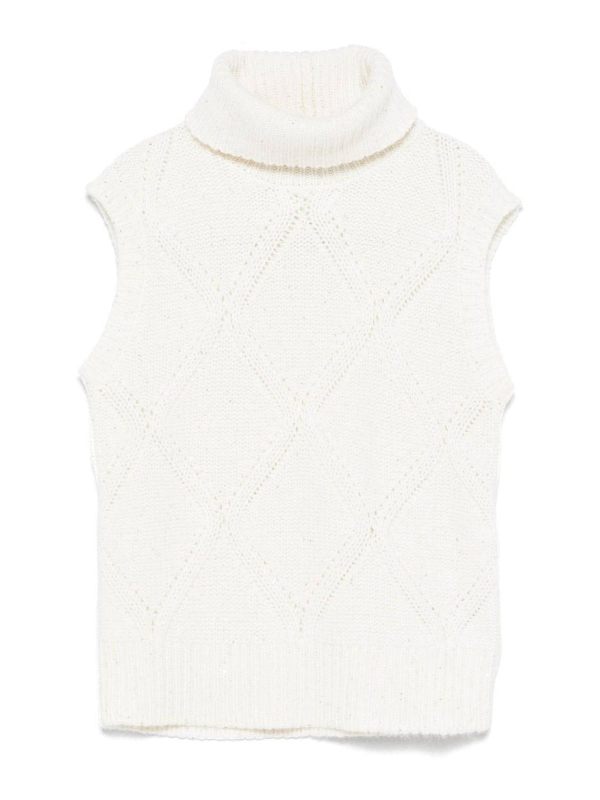Fabiana Filippi Gilet - Beige