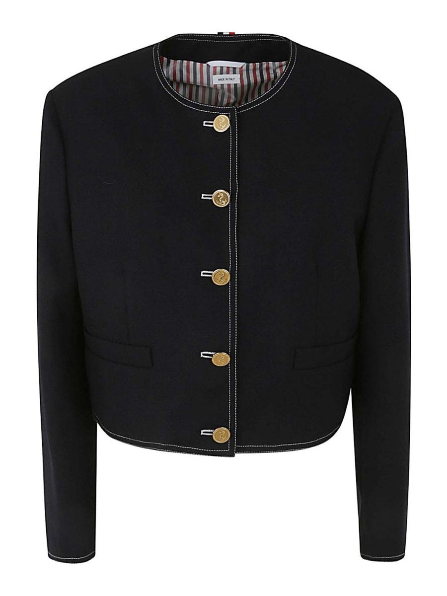 Thom Browne Cardigan - Bleu