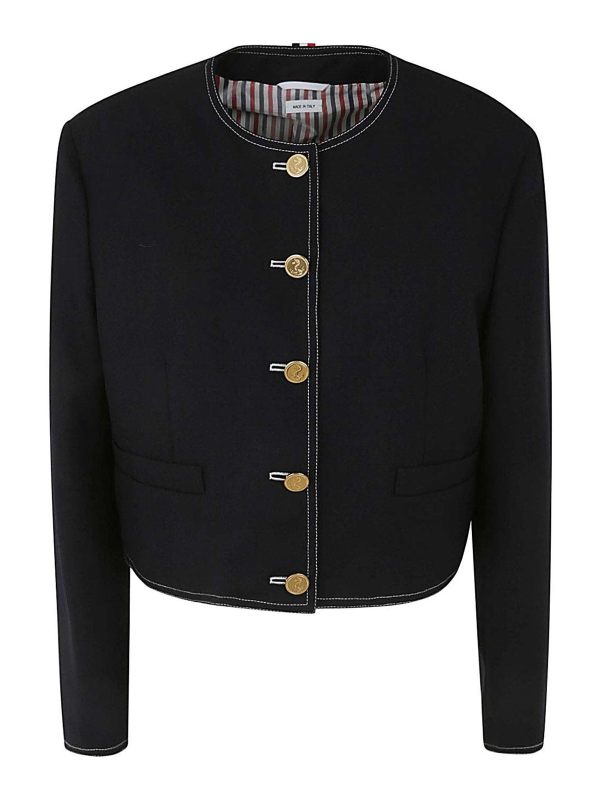 Thom Browne Cardigan - Bleu