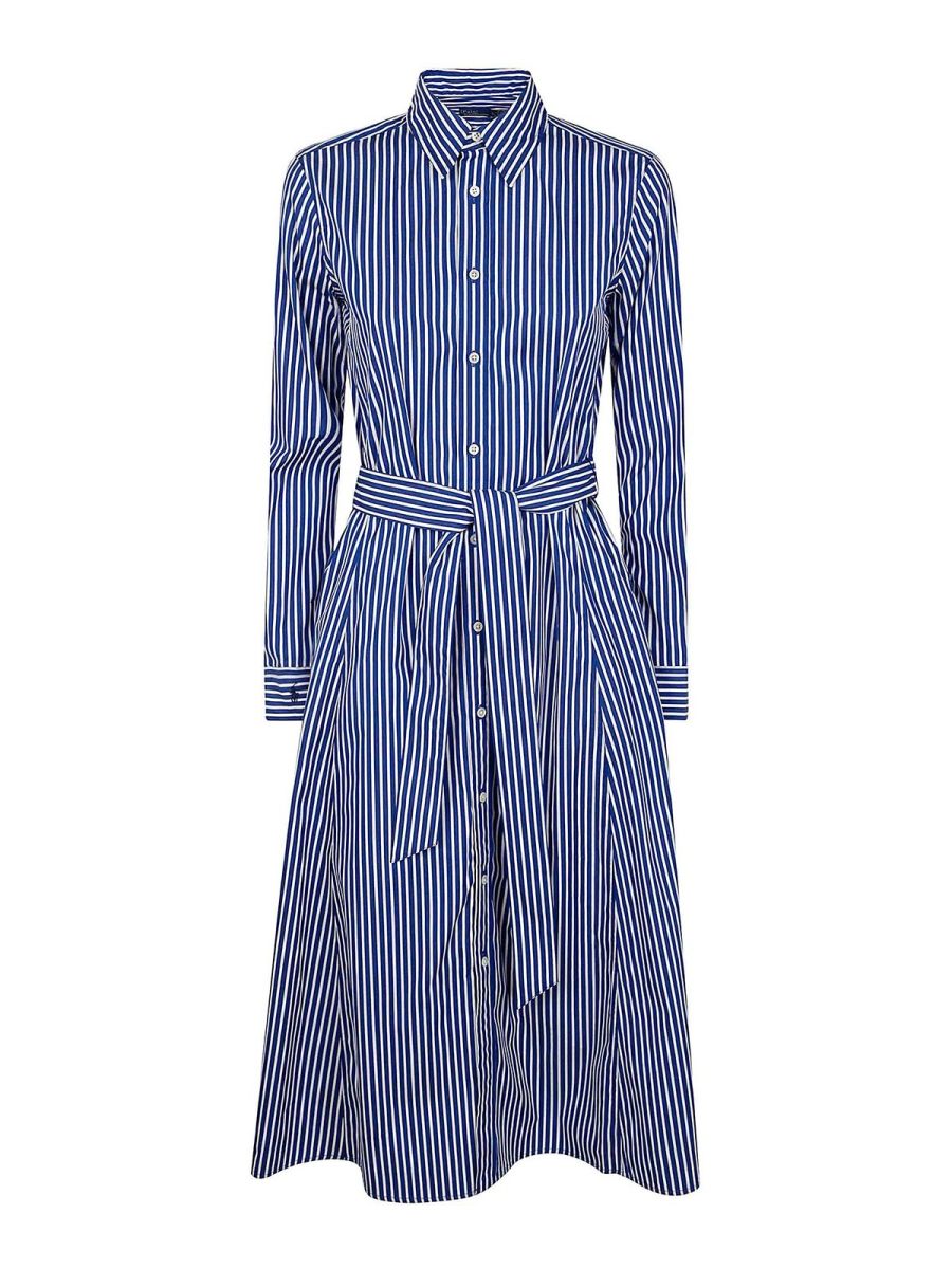 Polo Ralph Lauren Maxi Robe - Bleu