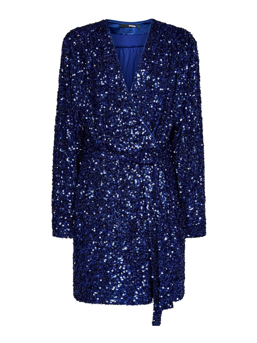 Rotate Birger Christensen Robe De Cocktail - Bleu