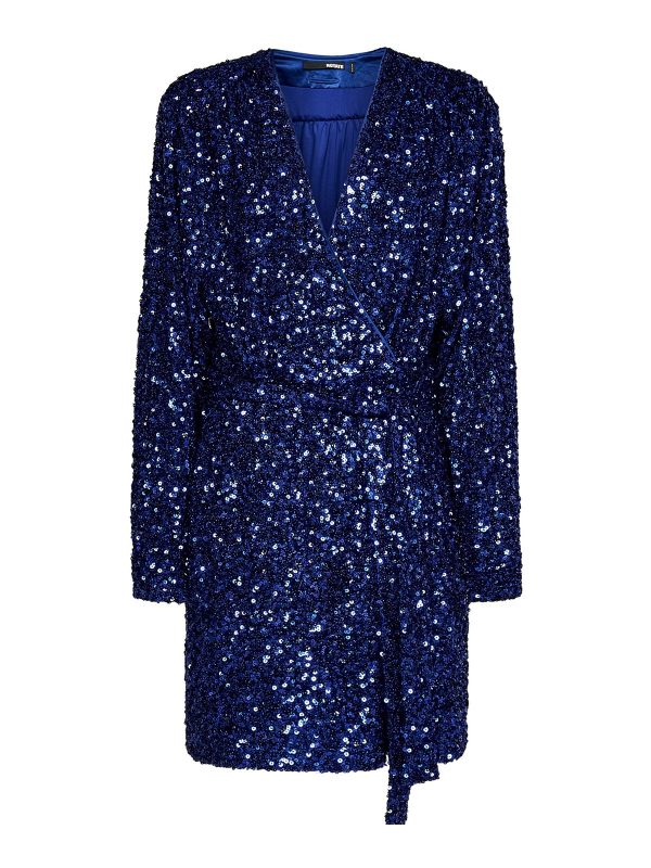 Rotate Birger Christensen Robe De Cocktail - Bleu