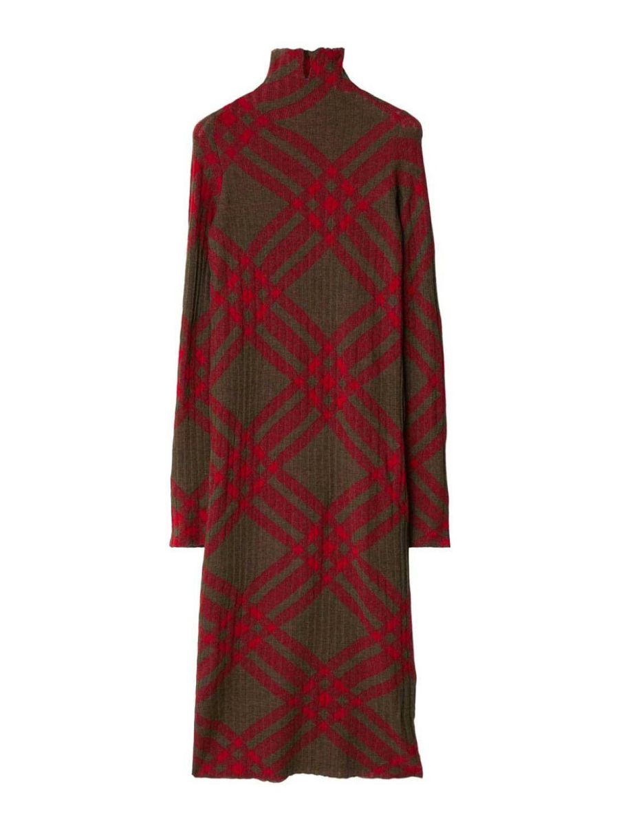 Burberry Robe Au Genou - Noir