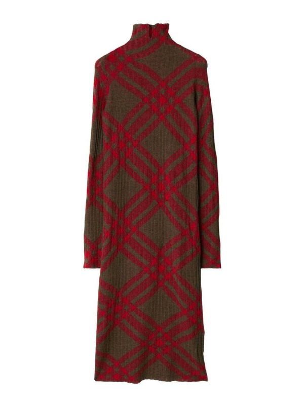 Burberry Robe Au Genou - Noir