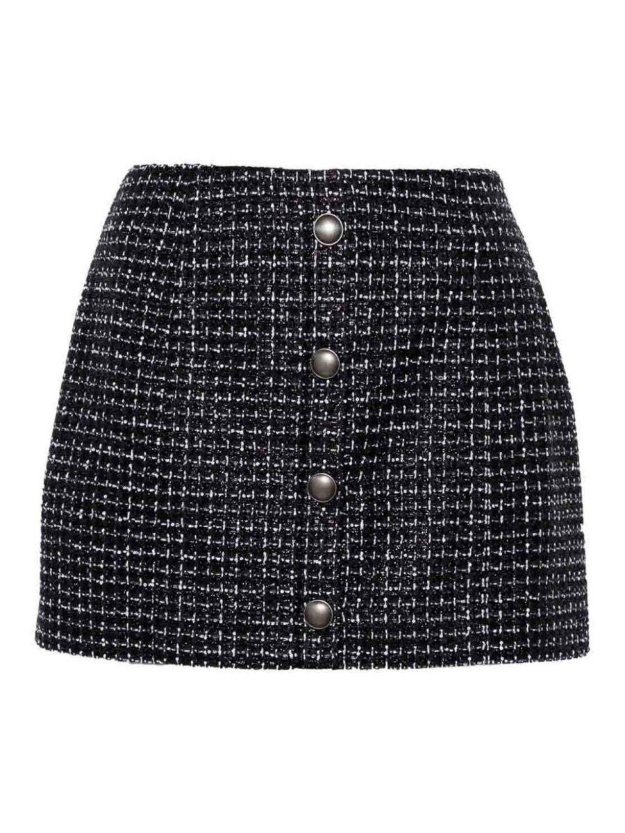Alessandra Rich Mini Jupe - Bleu