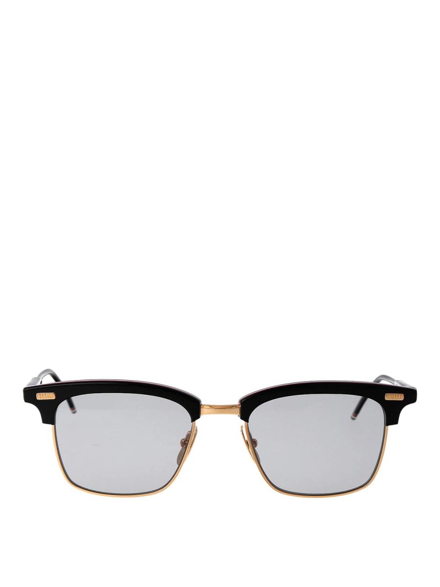 Thom Browne Lunettes De Soleil - Noir