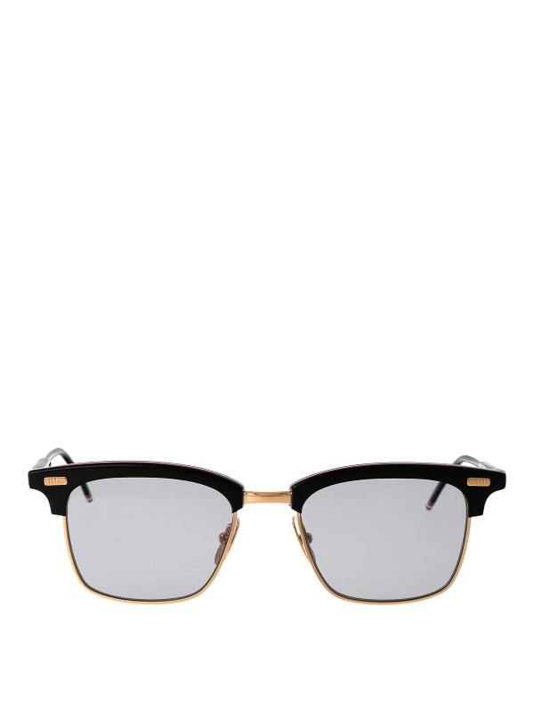 Thom Browne Lunettes De Soleil - Noir