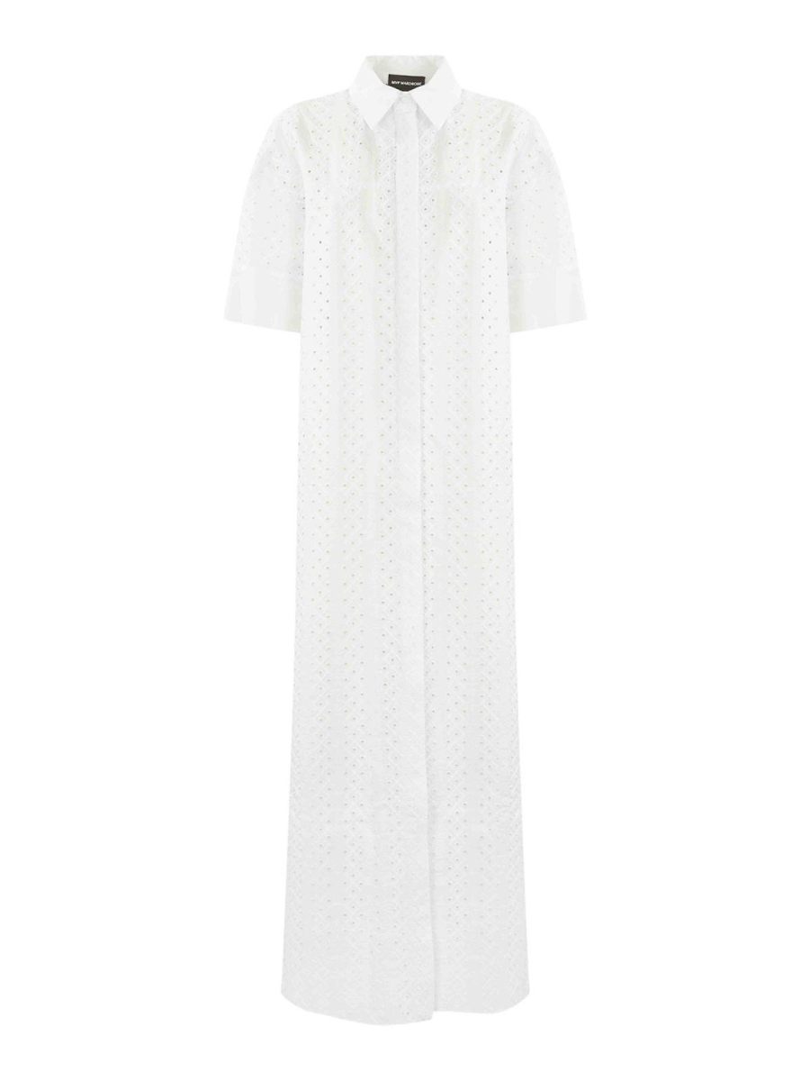 Mvp Wardrobe Maxi Robe - Blanc