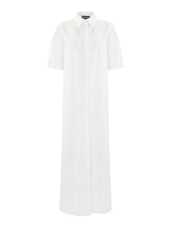 Mvp Wardrobe Maxi Robe - Blanc