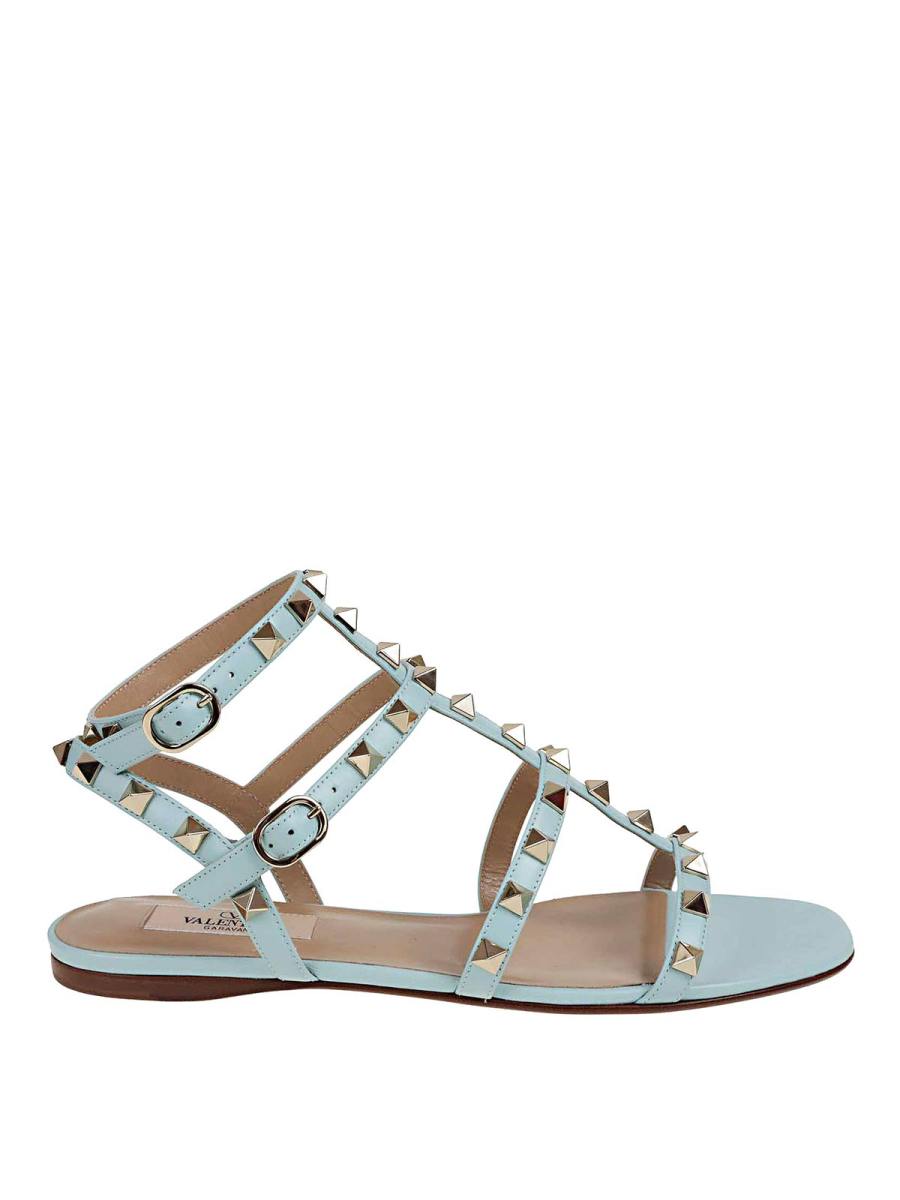 Valentino Garavani Sandales - Bleu Clair