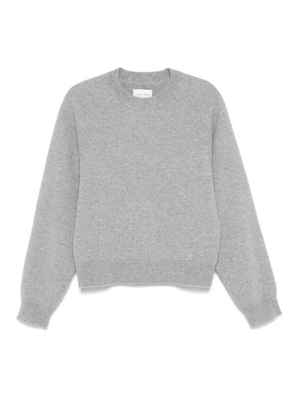 Loulou Studio Pull Col Rond - Gris
