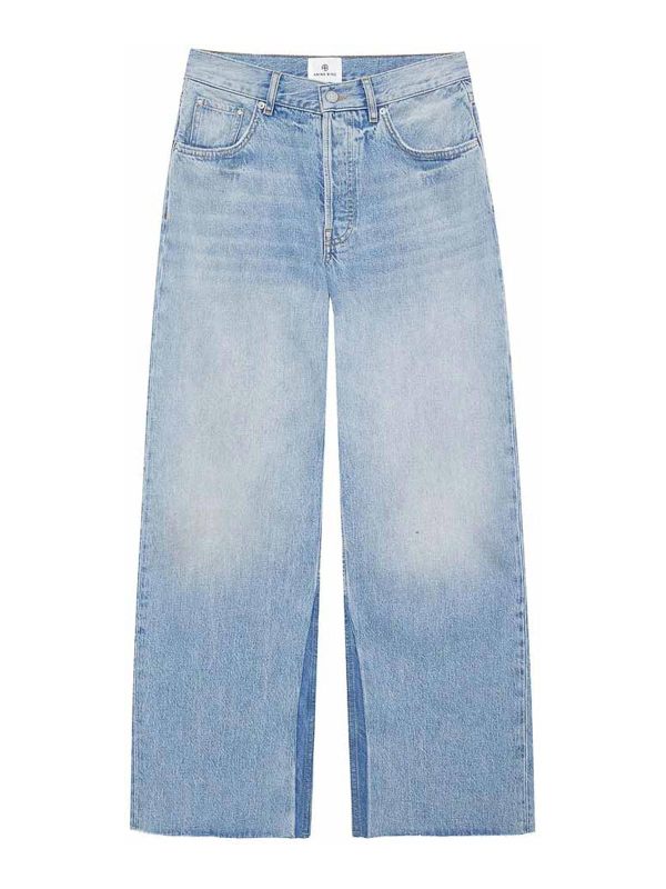 Anine Bing Jean Évasé - Bleu