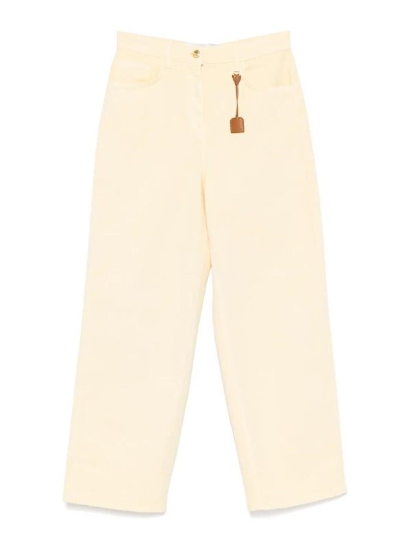 Elisabetta Franchi Jean Bootcut - Jaune