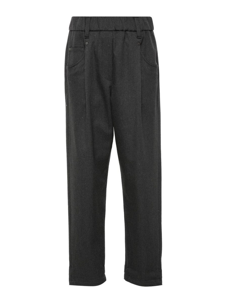 Brunello Cucinelli Pantalons Décontractés - Gris