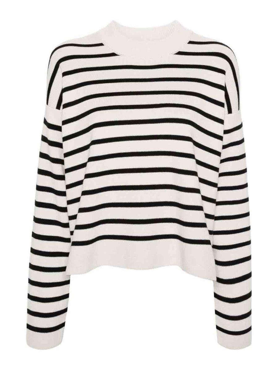 Ami Paris Pull Col Rond - Gris