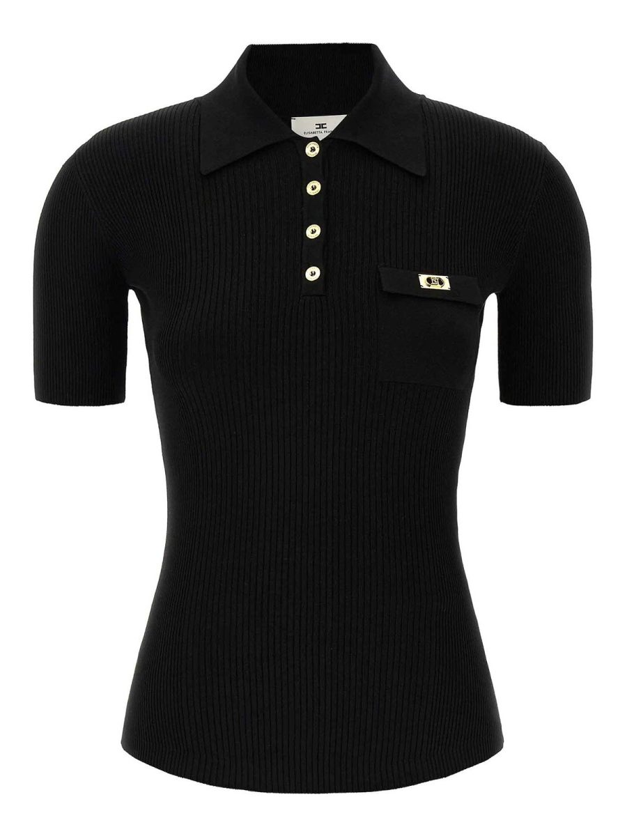 Elisabetta Franchi Polo - Noir
