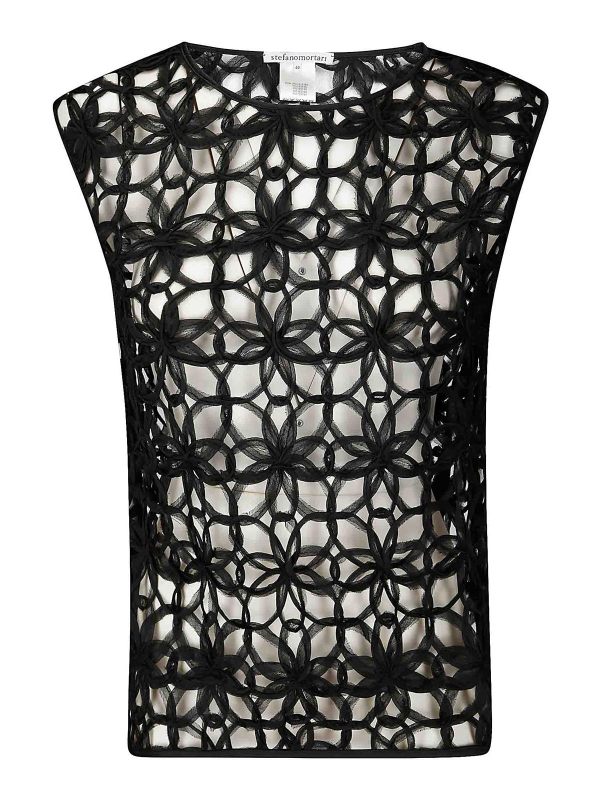 Stefano Mortari Top - Noir