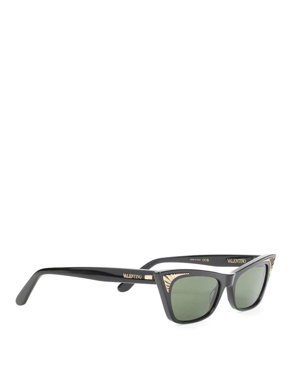 Valentino Garavani Lunettes De Soleil - Noir