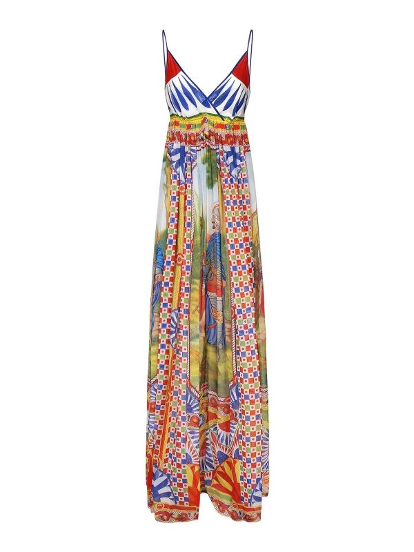 Dolce & Gabbana Robe Au Genou - Multicolore