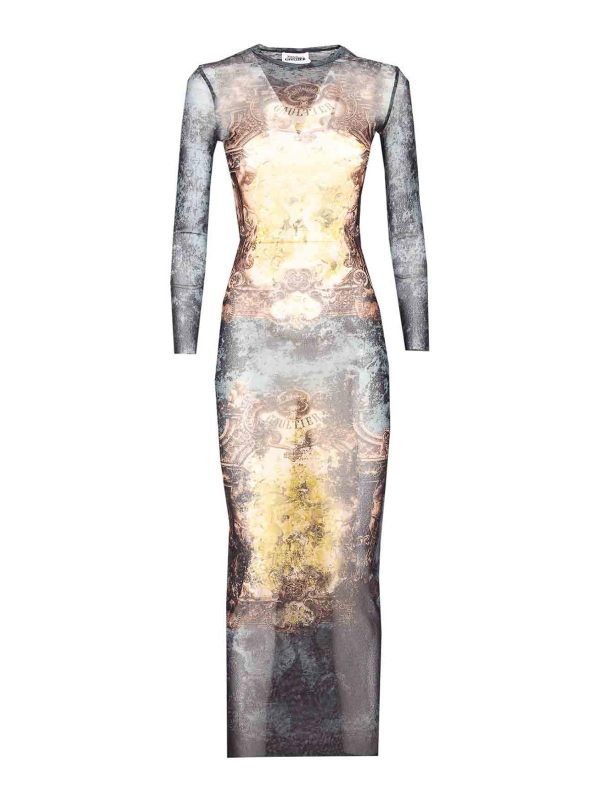 Jean Paul Gaultier Maxi Robe - Multicolore