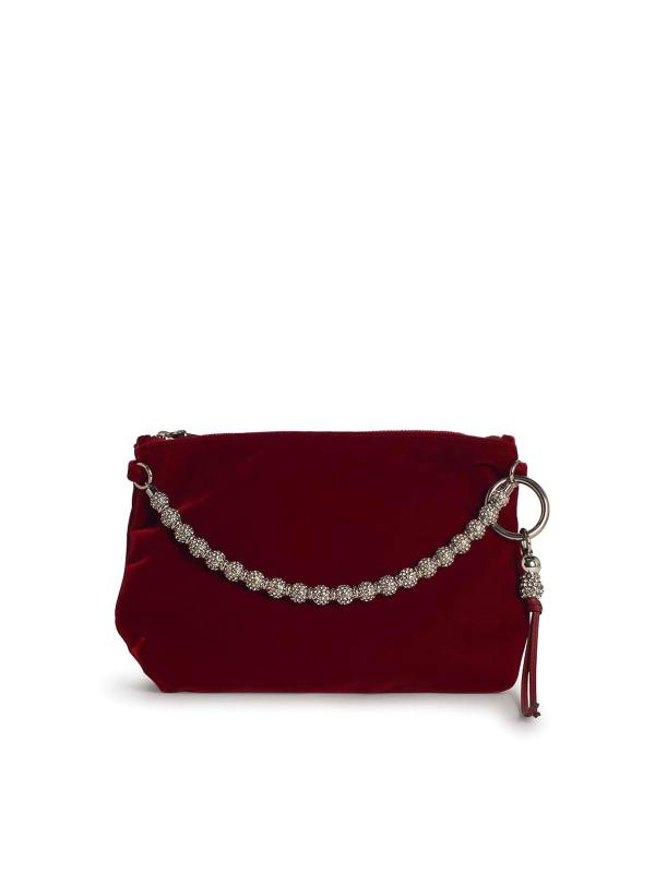 Jimmy Choo Sac Bandoulière - Rouge Bru