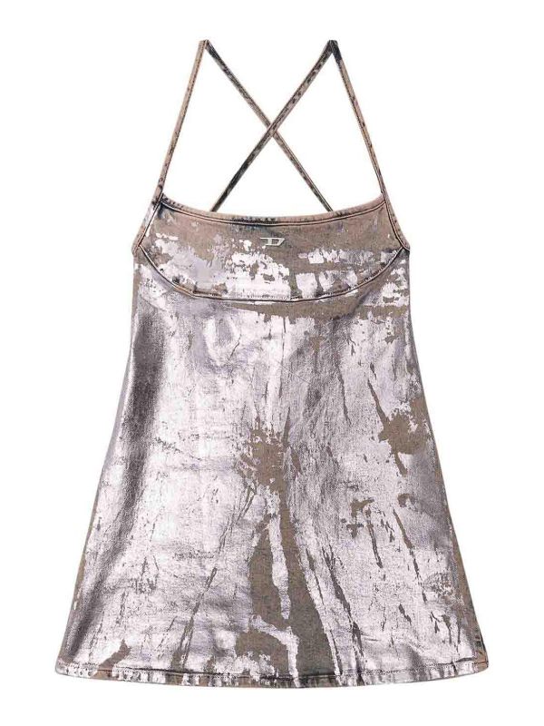 Diesel Robe Courte - Multicolore