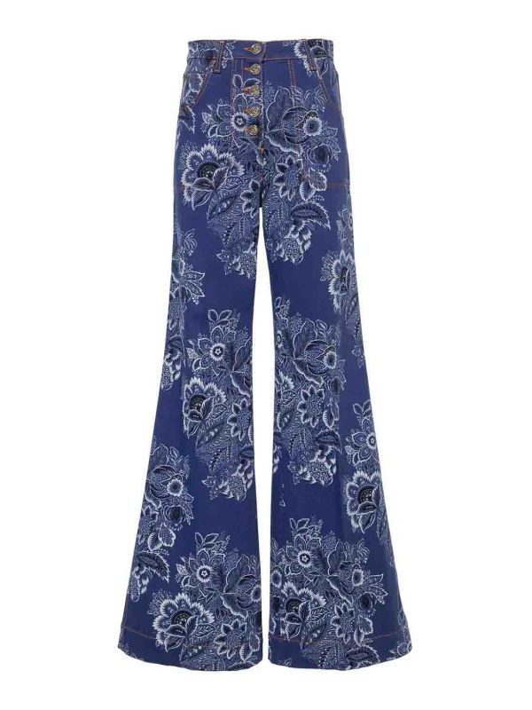 Etro Jean Bootcut - Bleu