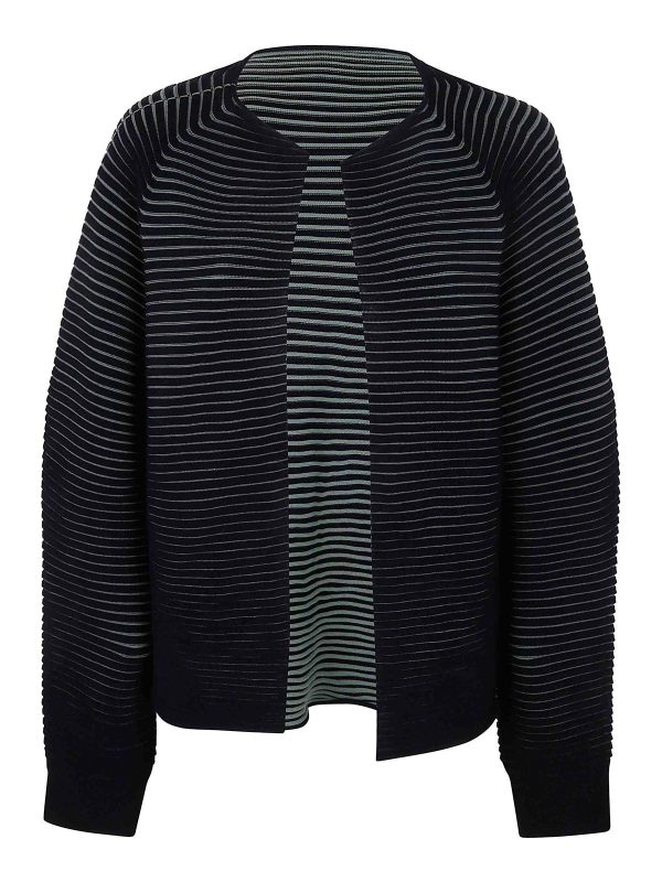 Pleats Please Issey Miyake Cardigan - Noir