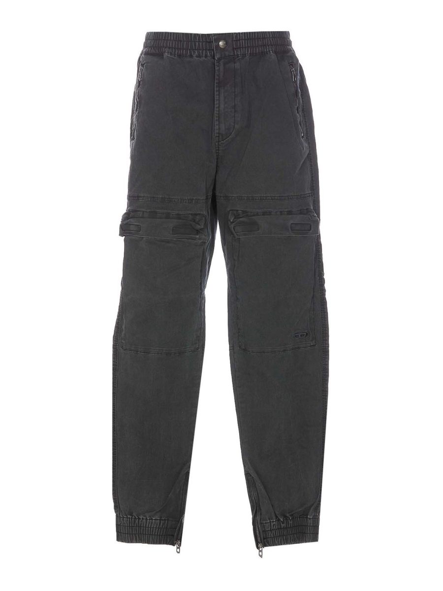 Diesel Jean Droit - Noir