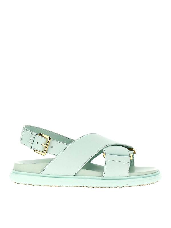 Marni Sandales - Bleu Clair