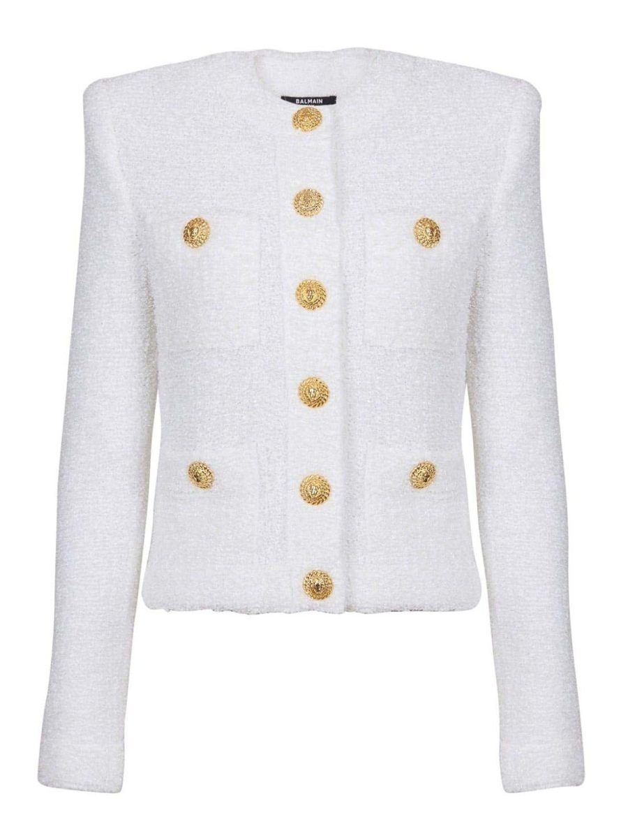 Balmain Veste Casual - Blanc