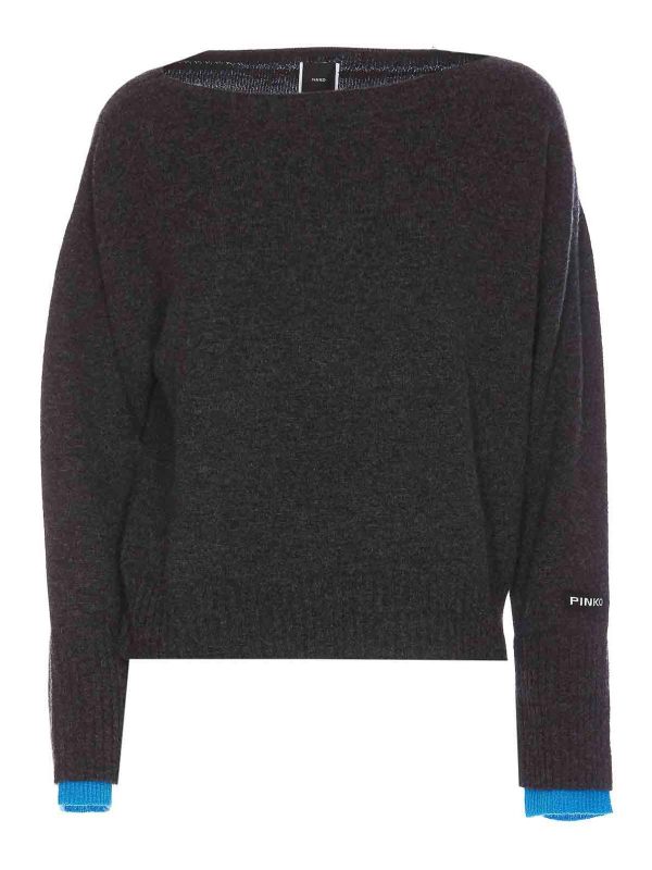 Pinko Pull Col Rond - Gris