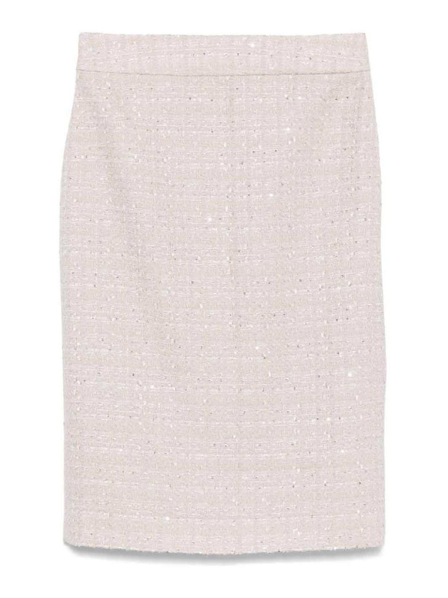 Emporio Armani Jupe Midi - Beige
