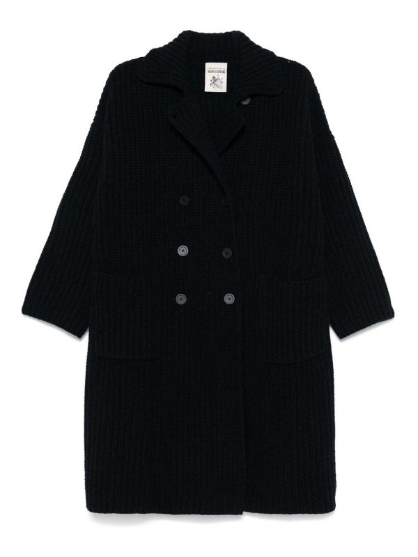 Semicouture Manteau Court - Bleu