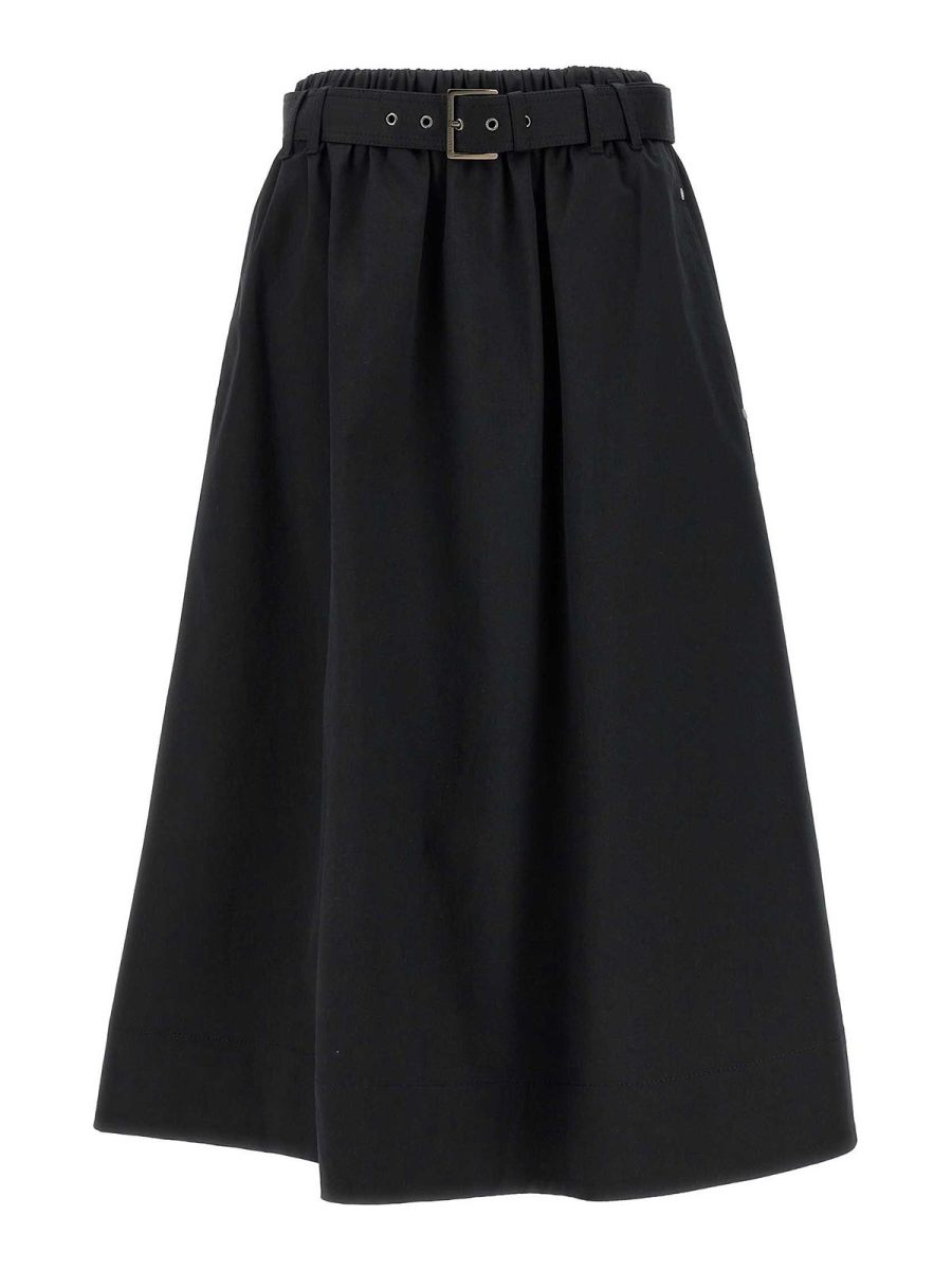 Brunello Cucinelli Jupe Midi - Noir