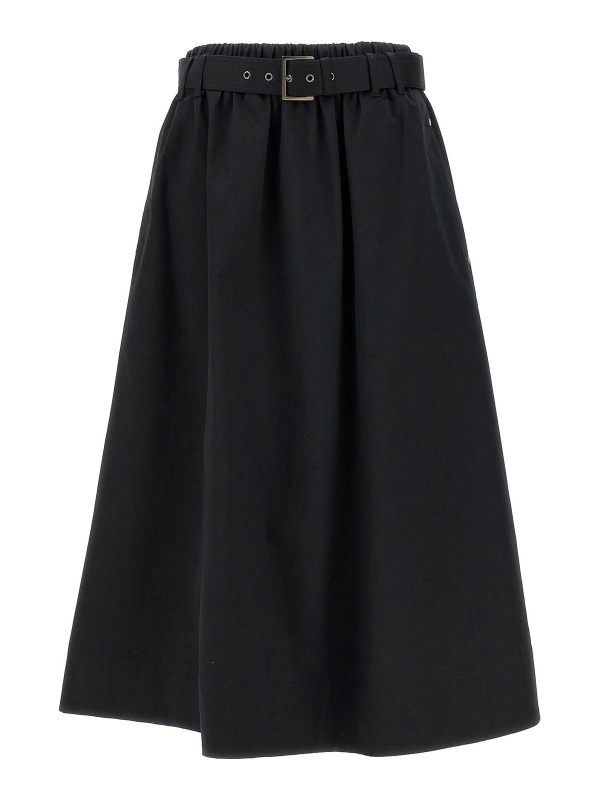 Brunello Cucinelli Jupe Midi - Noir