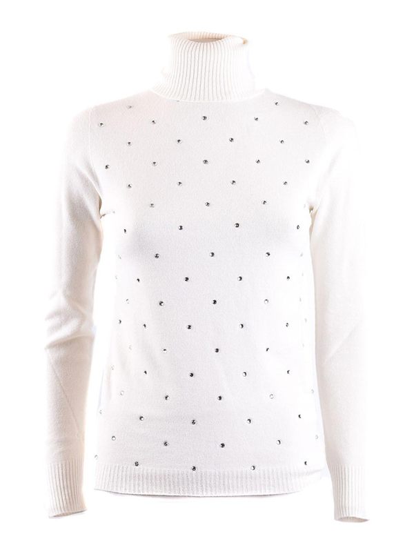 Ermanno Scervino Pull Col Rond - Beige Clair