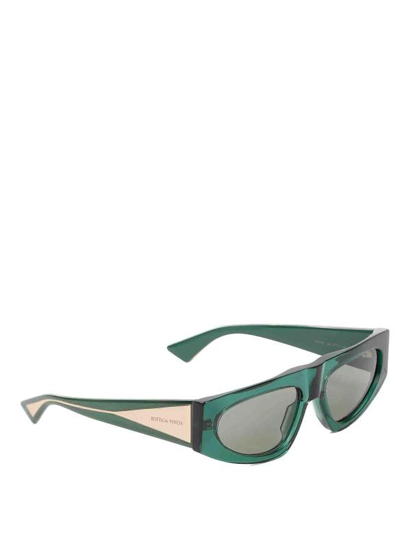 Bottega Veneta Lunettes De Soleil - Vert