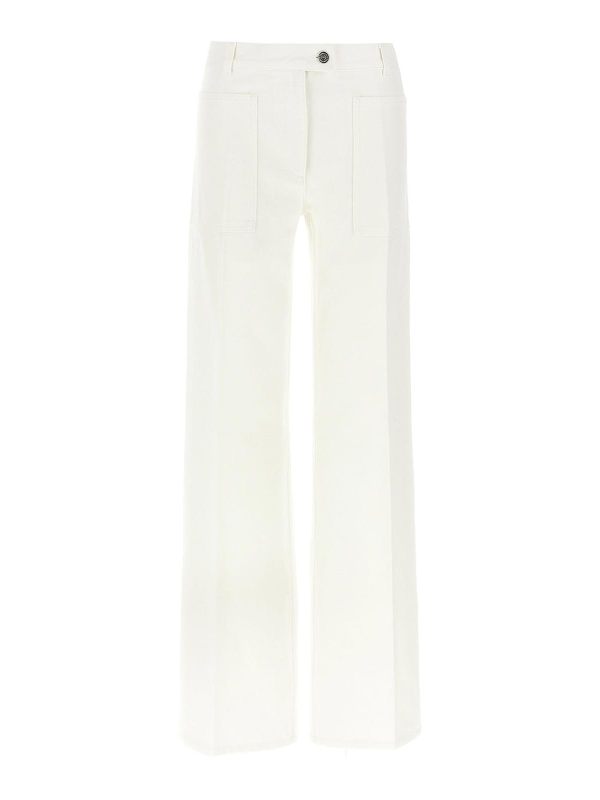 Ferragamo Jean Bootcut - Blanc