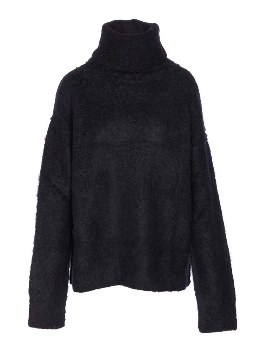 Uma Wang Pull Col Rond - Noir