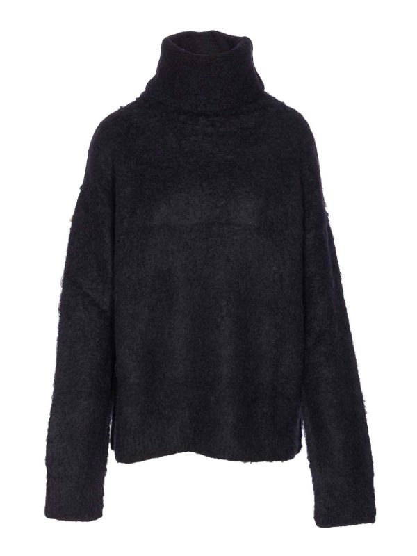 Uma Wang Pull Col Rond - Noir