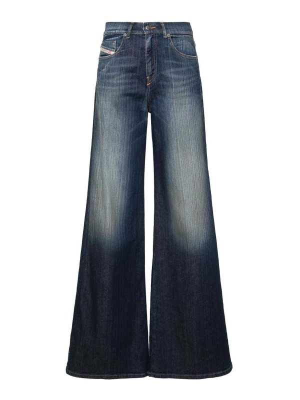 Diesel Jean Droit - Bleu
