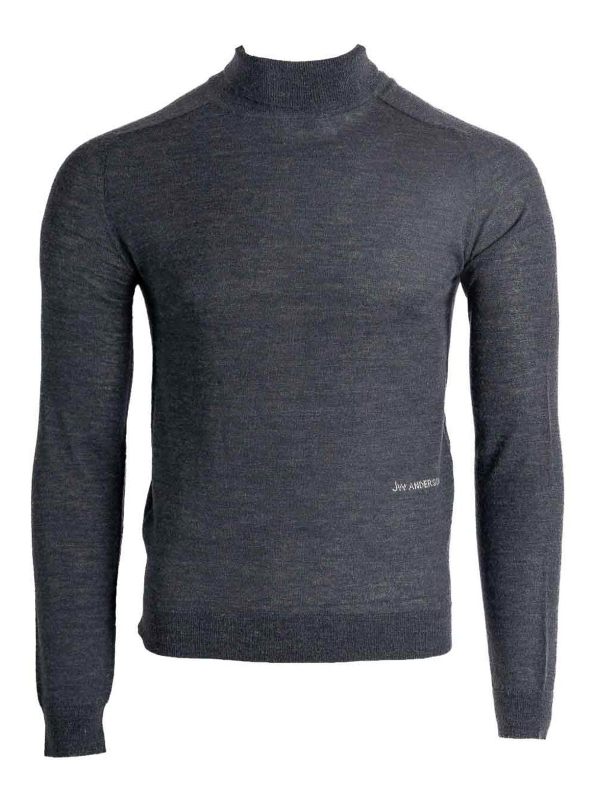 J. W. Anderson Pull Col Roulé - Gris