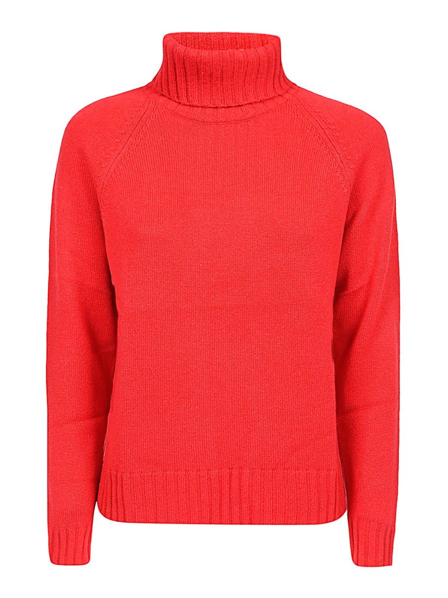 Alessandro Aste Pull Col Roulé - Rouge