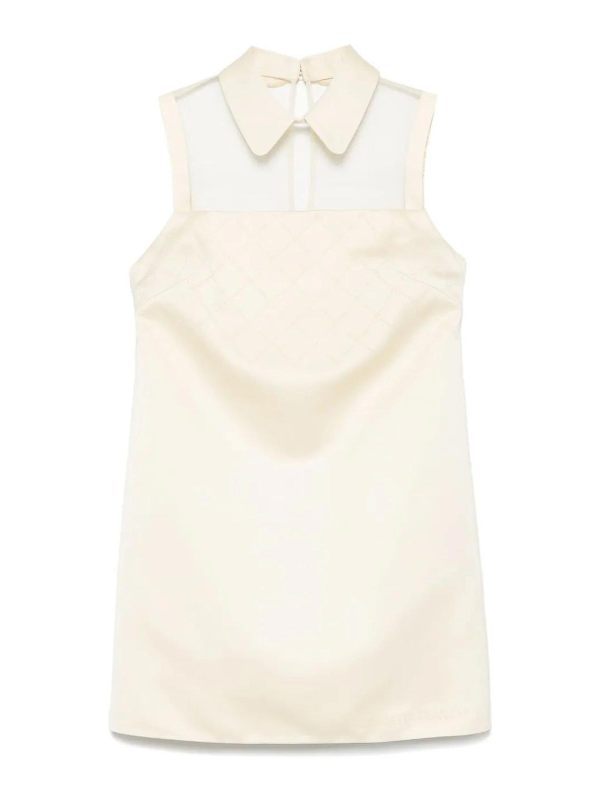Elisabetta Franchi Robe Au Genou - Jaune