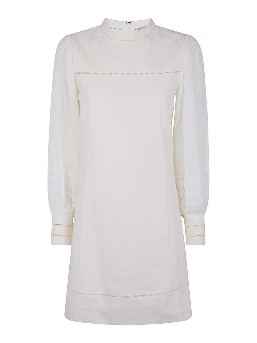 Twinset Robe Courte - Blanc
