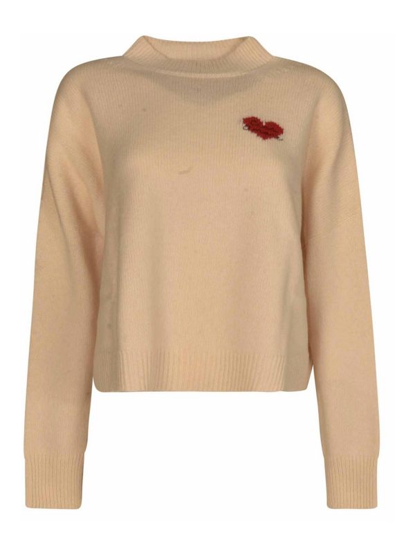 Giada Benincasa Pull Col Rond - Blanc